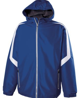 Holloway 229059 Charger Hooded Jacket in Royal/ white
