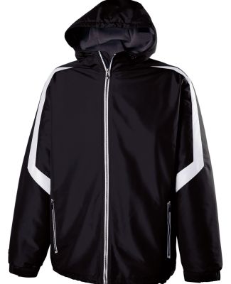 Holloway 229059 Charger Hooded Jacket in Black/ white