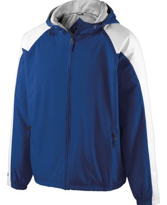 Holloway 229111 Homefield Hooded Jacket in Royal/ white