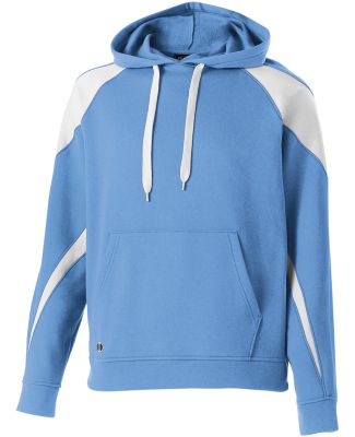 Holloway 229546 Athletic Fleece Prospect Hooded Sw in University blue/ white