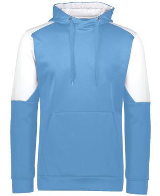 Holloway 222540 Blue Chip Hooded Sweatshirt in Columbia blue/ white