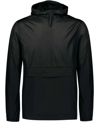 Holloway 229534 Packable Quarter-Zip Jacket in Black