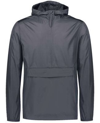 Holloway 229534 Packable Quarter-Zip Jacket in Carbon