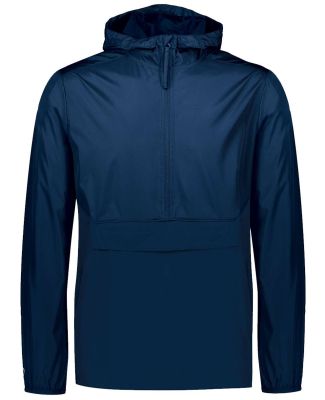 Holloway 229534 Packable Quarter-Zip Jacket in Navy