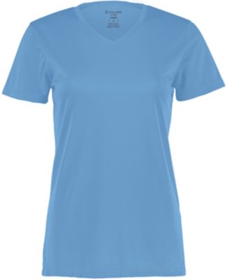 Holloway 222820 Women's Momentum V-Neck T-Shirt in Columbia blue