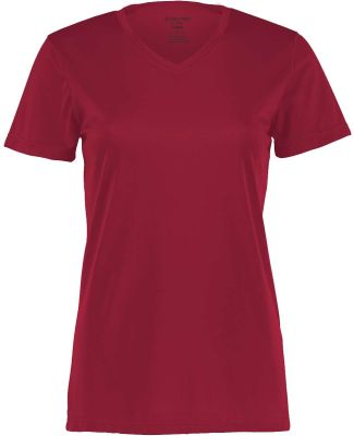 Holloway 222820 Women's Momentum V-Neck T-Shirt in Cardinal