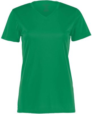 Holloway 222820 Women's Momentum V-Neck T-Shirt in Kelly