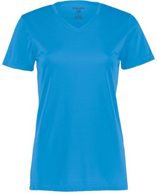 Holloway 222820 Women's Momentum V-Neck T-Shirt in Power blue