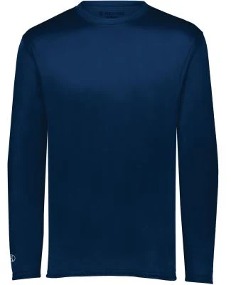 Holloway 222822 Momentum Long Sleeve T-Shirt in Navy