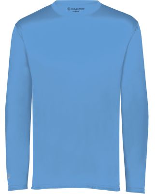 Holloway 222822 Momentum Long Sleeve T-Shirt in Columbia blue