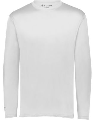 Holloway 222822 Momentum Long Sleeve T-Shirt in White