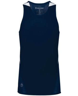 Holloway 221035 PR Max Track Jersey in Navy/ white