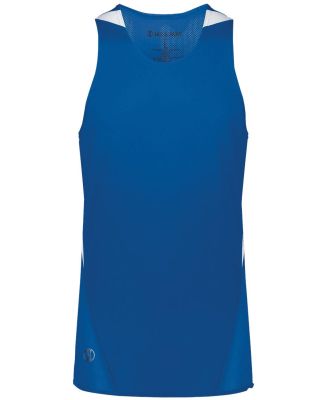 Holloway 221035 PR Max Track Jersey in Royal/ white