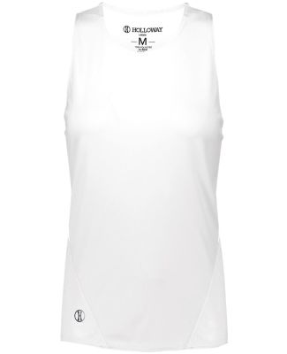 Holloway 221335 Women's PR Max Track Racerback Jer in White