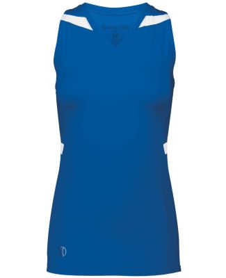 Holloway 221337 Women's PR Max Compression Racerba in Royal/ white
