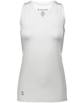 Holloway 221337 Women's PR Max Compression Racerba in White