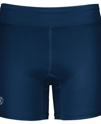 Holloway 221338 Women's PR Max Compression Shorts in Navy