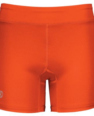 Holloway 221338 Women's PR Max Compression Shorts in Orange