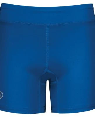 Holloway 221338 Women's PR Max Compression Shorts in Royal