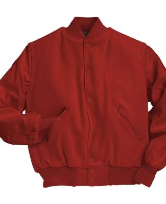 Holloway 224183 Varsity Wool Jacket in Scarlet