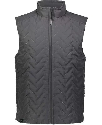 Holloway 229513 Repreve® Eco Quilted Vest in Carbon