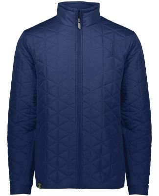 Holloway 229516 Repreve® Eco Quilted Jacket in Navy