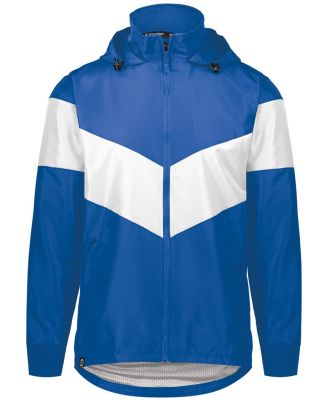 Holloway 229527 Potomac Hooded Jacket in Royal/ white