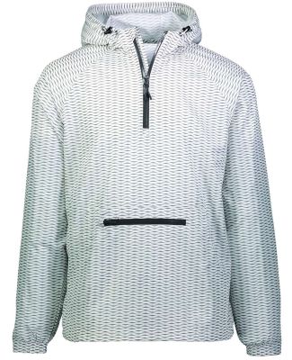 Holloway 229554 Range Hooded Packable Quarter-Zip  in White