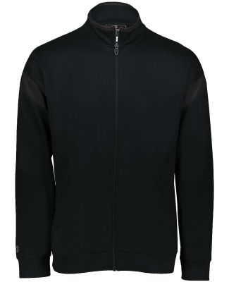 Holloway 229679 Youth Limitless Full-Zip Jacket in Black