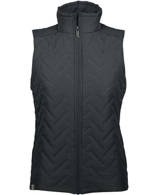 Holloway 229713 Women's Repreve® Eco Quilted Vest in Black