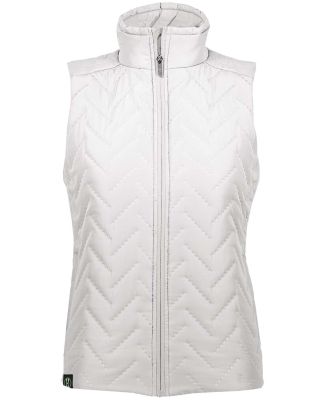 Holloway 229713 Women's Repreve® Eco Quilted Vest in White
