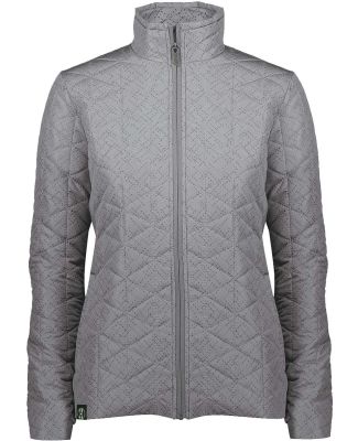 Holloway 229716 Women's Repreve® Eco Quilted Jack in Tundra haze print