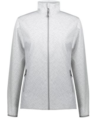 Holloway 229721 Women's Featherlight Soft Shell Ja in Arctic haze print