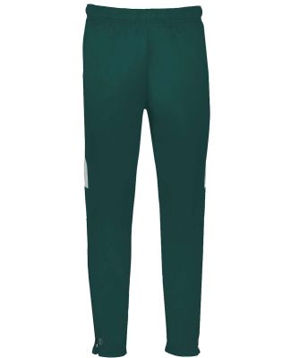 Holloway 229680 Youth Limitless Sweatpants in Dark green/ white