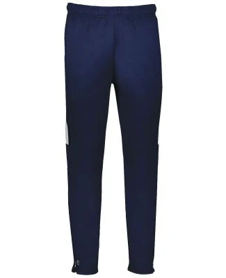 Holloway 229680 Youth Limitless Sweatpants in Navy/ white