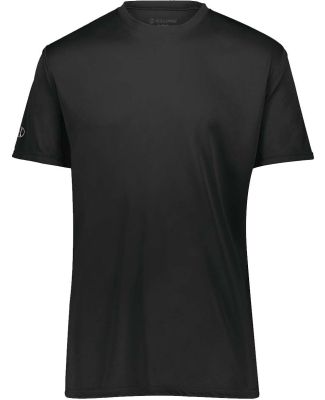 Holloway 222819 Youth Momentum T-Shirt in Black