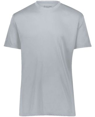 Holloway 222819 Youth Momentum T-Shirt in Silver