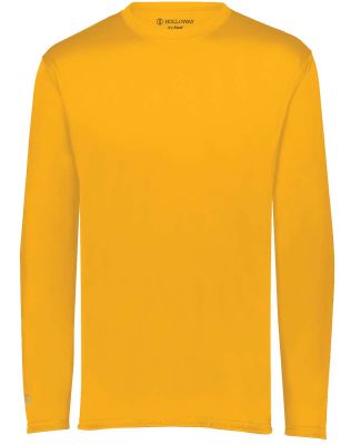 Holloway 222823 Youth Momentum Long Sleeve T-Shirt in Gold