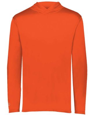 Holloway 222831 Youth Momentum Hooded Long Sleeve  in Orange