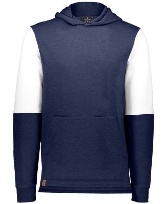Holloway 222681 Youth All-American Team Fleece Col in Navy heather/ white