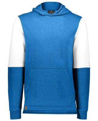 Holloway 222681 Youth All-American Team Fleece Col in Royal heather/ white