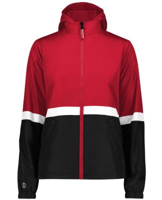 Holloway 229787 Women's Turnabout Reversible Hoode in Scarlet/ black