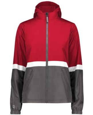 Holloway 229787 Women's Turnabout Reversible Hoode in Scarlet/ carbon