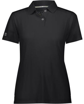 Holloway 222775 Women's Repreve® Eco Polo in Black