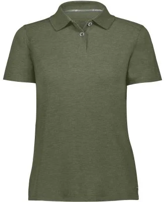 Holloway 222775 Women's Repreve® Eco Polo in Olive heather