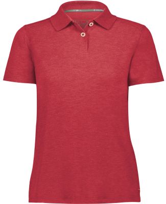 Holloway 222775 Women's Repreve® Eco Polo in Scarlet heather