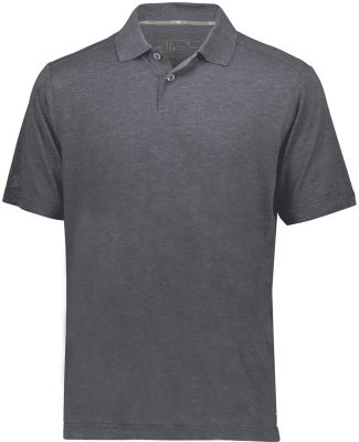 Holloway 222575 Repreve® Eco Polo in Carbon heather