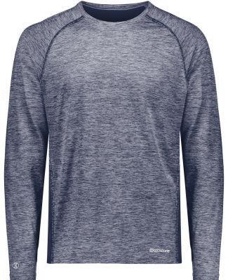 Holloway 222570 Electrify CoolCore® Long Sleeve T in Navy heather