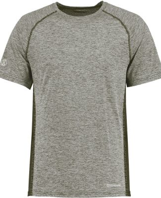 Holloway 222571 Electrify CoolCore® T-Shirt in Olive heather