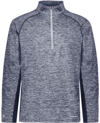 Holloway 222574 Electrify CoolCore® Quarter-Zip P in Navy heather